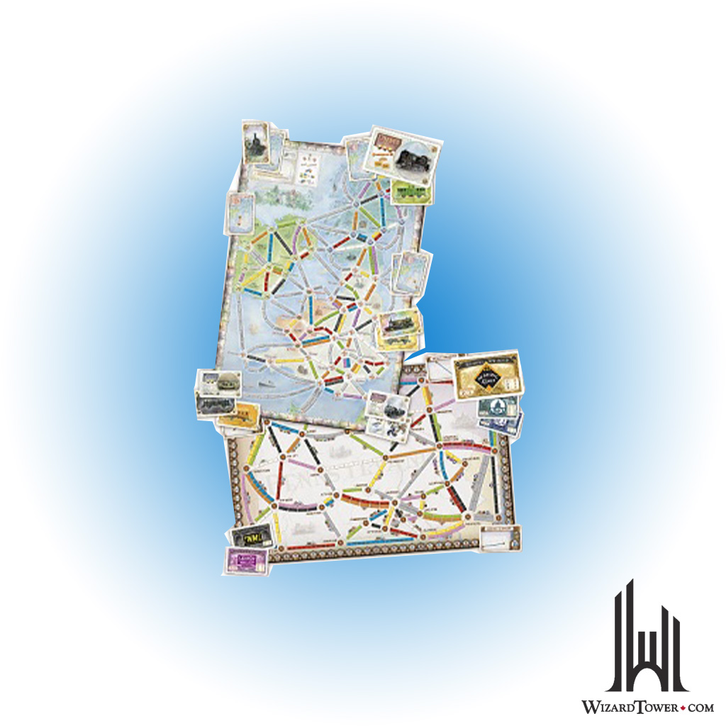 TICKET TO RIDE UNITED KINGDOM/PENNSYLVANIA MAP #5